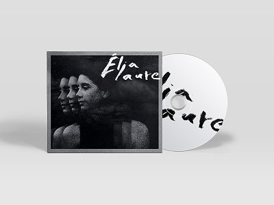 Album artwork – Élia Laure (self-titled EP) album artwork album cover cd ep handmade lettering music pochette de disque