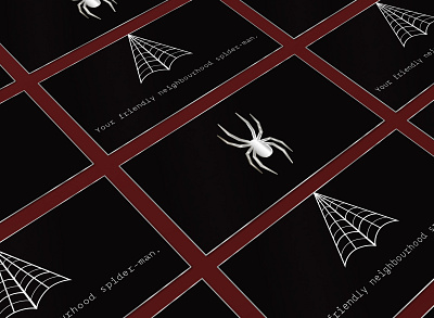 Spider-Man Calling Card business card calling card comic fun gradient metallic practice spider man spiderman