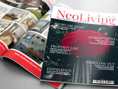 NeoLiving | Real Estate and Lifestyle Magazine concept design editorial editorial design estate agent indesign layout lifestyle magazine magazine design real estate