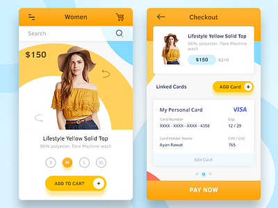 E-Commerce Dashboard cart checkout clothing ecommerce fashion lifestyle mobileapp onlineshopping productdesign shopping ui ux