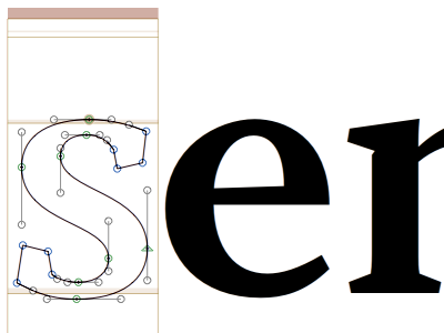 Seneca font glyphs seneca serif typeface