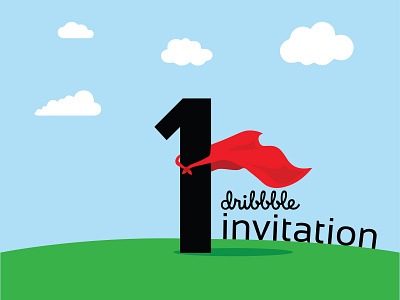 1 Invitation dribbble hero invitation welcome