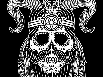 Metal Kitty!!! kitty metal pentagram skull t shirt