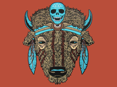 Buffalo (Spirit Animal) print