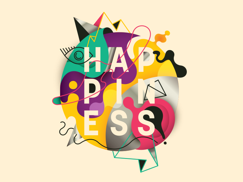 Happiness by Radoman Durkovic on Dribbble