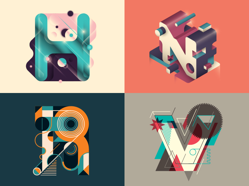 Letter Design By Radoman Durkovic On Dribbble