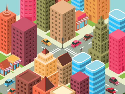 Downtown Vibes by Fikry Muhammad on Dribbble