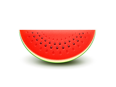 Watermelon fruit graphic gesign icon illustration realistic ripe symbol vector watermelon