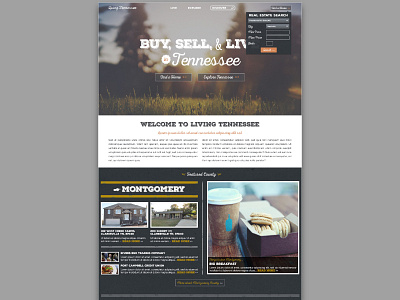 Living Tennessee Website design website websites