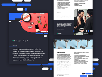 Shipfusion Case Study brand guide brand identity casestudy ebook logo page layout saas whitepaper