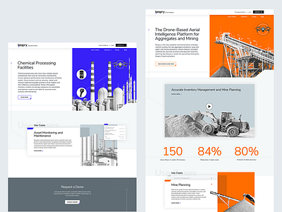 Kespry Website artificial intelligence branding clean drone industrial machine learning minimal saas ui ux web design web development website