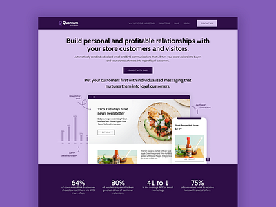 Quantum Email Marketing Homepage