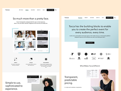 Tocca Website Design