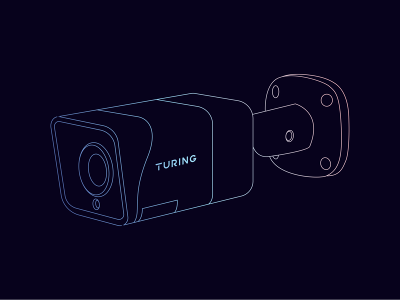 Turing Camera Illustrations camera illustration packaging security surveillance