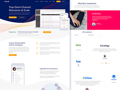 Iterable Website branding company iterable saas san francisco technology ui ux website