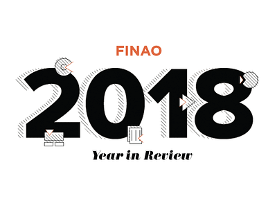 Finao Year In Review 2018 animation branding content design infographic web design year review