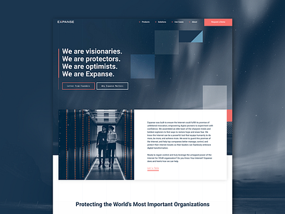 Expanse Website Homepage by FINAO® Agency on Dribbble