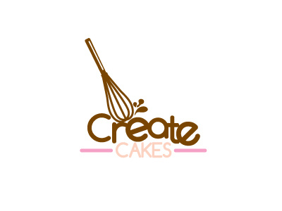 Create Cakes Logo bakery brand branding cakes design identity logo