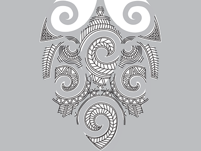 Hop Federation - Wee Waka WIP 2 koru vector wip