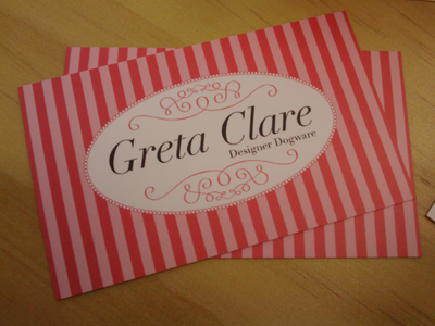Greta Clare - business cards business cards print