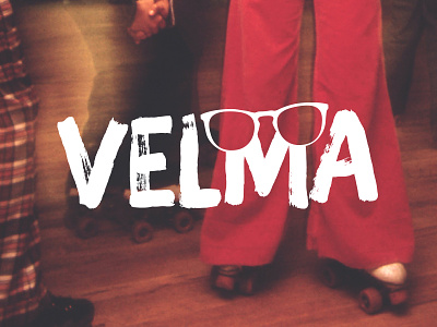 Velma Logo 70s glasses identity logo retro