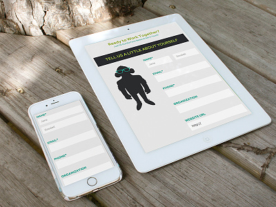 Monkee-Boy Form contact form interaction responsive web design