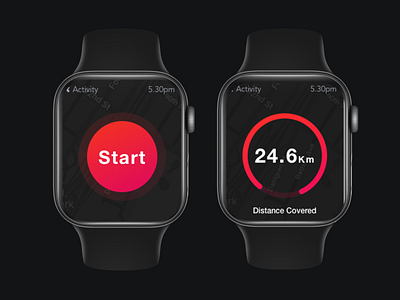 Apple Watch Design for DailyUI androidapp applewatch branding dailyui design hireme iphone mobileapp mobileappdesign mobileuiux ui ui ux ui 100 uidesign ux