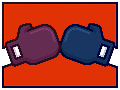 Touch Gloves boxing boxing gloves chunky illustration true voice media tvm