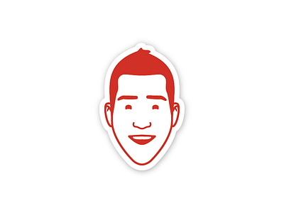 Jon Acuff face iconography illustration jon acuff simple stamp sticker