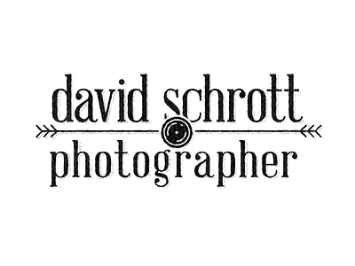 Logo | David Schrott – Photographer branding hirethedork lancaster logo philadelphia photography texture wordmark