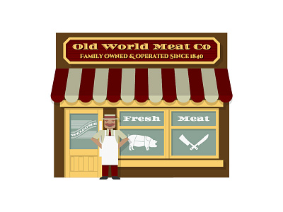 Illustration | Butcher Shop