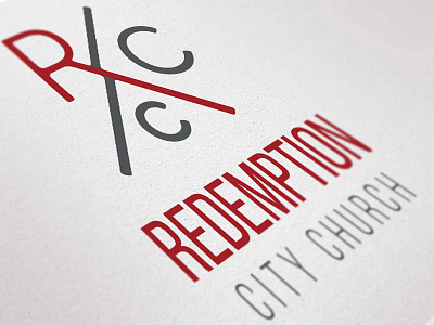 Logo | RCC brand identity church jesus logo nashville rcc redemption city wordmark