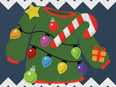 It's Almost Ugly Sweater Time! christmas hirethedork holiday sweater ugly ugly sweater illustration