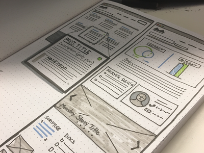 Donor Portal Wireframes