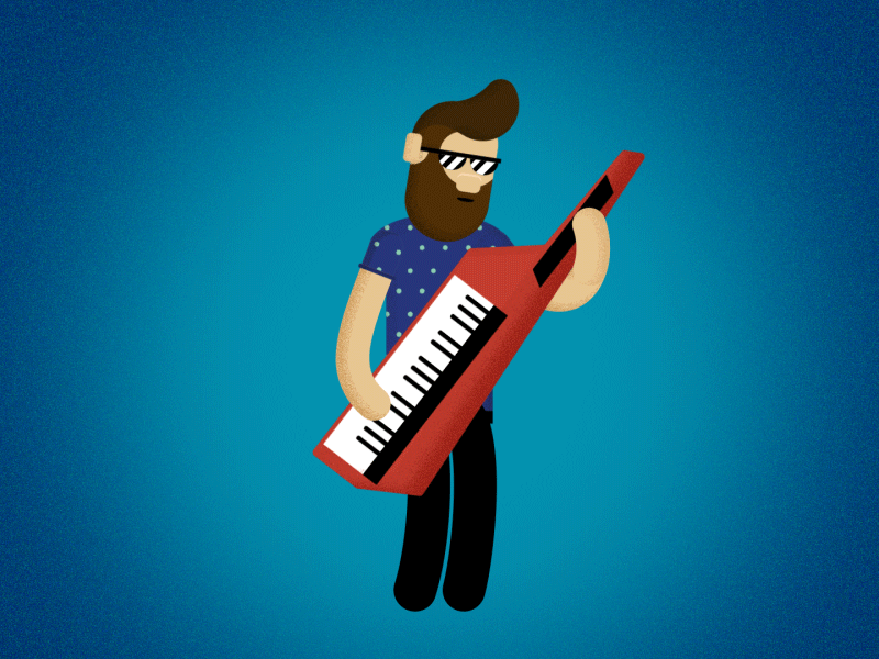 Character Animation test animation character animation keytar