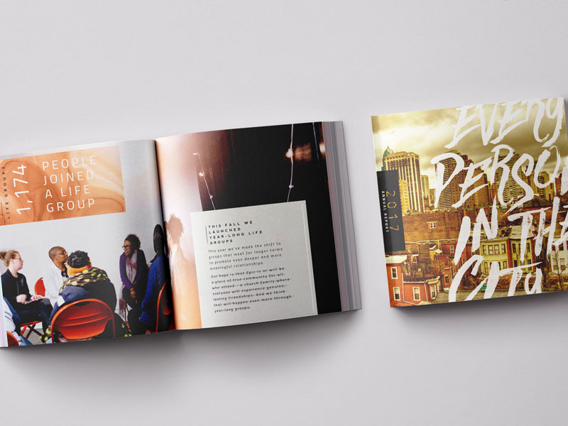 Print | 2017 Annual Report crtvmin report book print church church design print design annual report