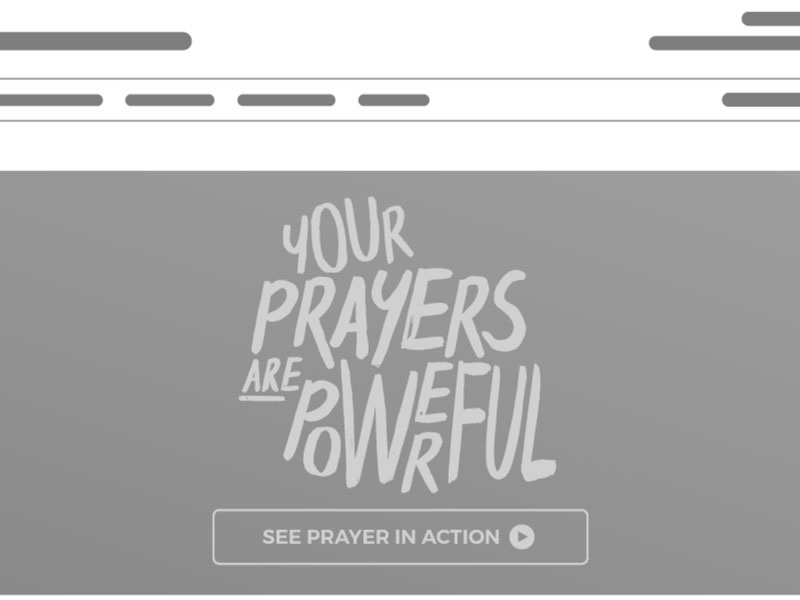 Landing Page Wireframe wip type overlay video landing page typography