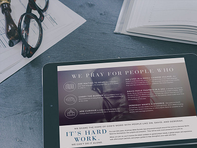 Prayer Page icon landing page photo manipulation photoshop prayer web design