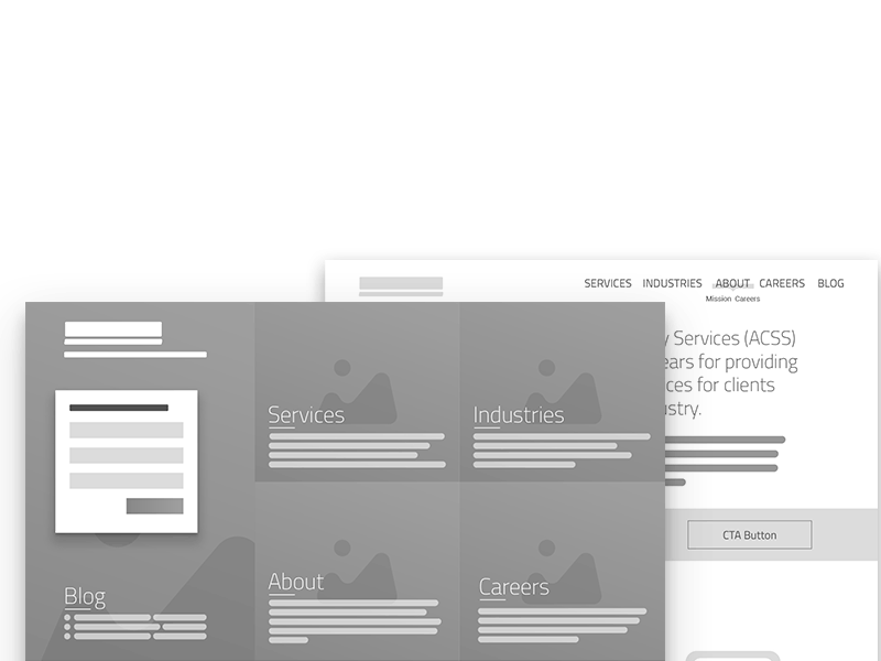 Wire Framing design modern phldesign web design wireframe