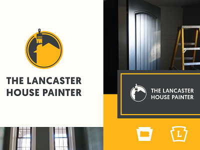 Lancaster House Painter brand design branding keystone lancaster logo logo design painter phldesign typography