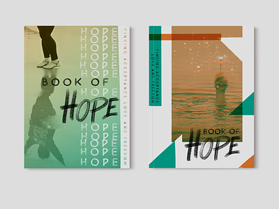 Teen Book Cover Concept book cover christianity crtvmin gradient gradients hope overprint phldesign print design texture typography young adult