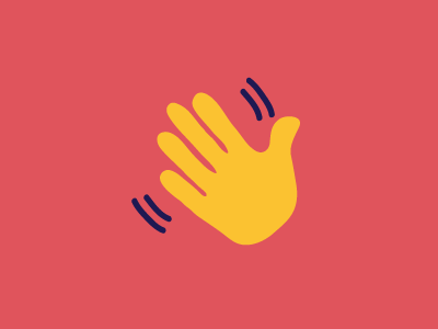 Wave Emoji emoji hello wave
