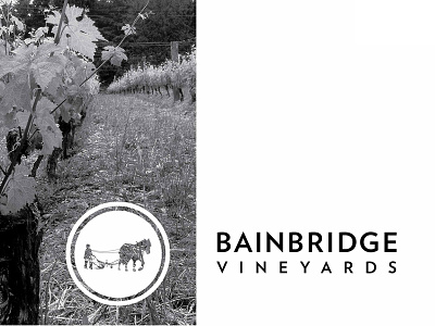 Bainbridge Vineyards Logo bainbridge island coop farmstead horse sustainable vineyard washington winery