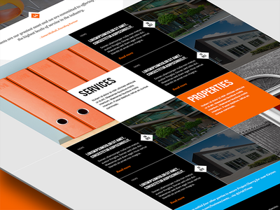 Property Consultants corporate grids interface mobile responsive ui ui design user interface ux web design website