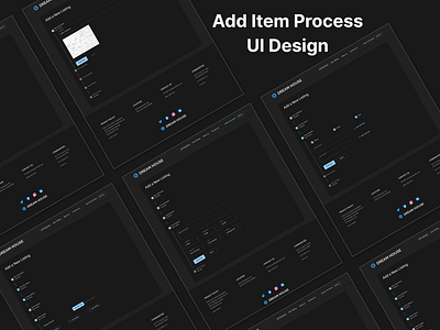 Add Item Process UI Design add item process add item process ui design add item ui design landing page ui ui design ui ux design uiux ux design web design website website design