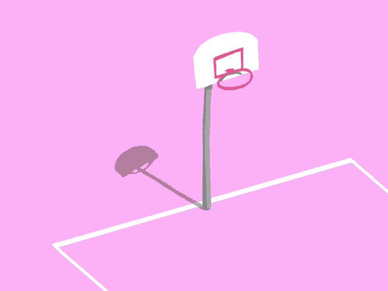 Hi Dribble! animation basketball brick dribble first shot hello dribbble shots