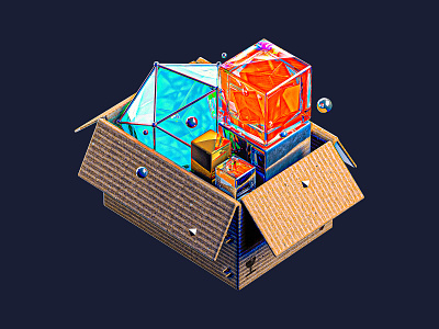 colorful box