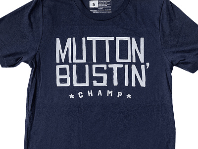 Mutton Bustin Champ Blue houston mutton bustin rodeo texas tshirt