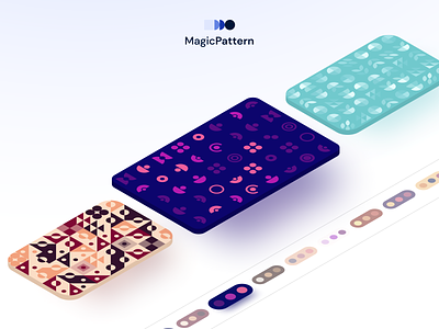 MagicPattern - New premium patterns geometric illustration isometric pattern pattern art pattern design patterns ui uidesign uiux