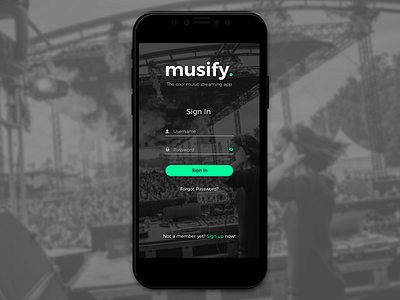 Sign In - Musify app 🎵